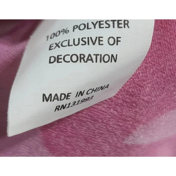 Mud Pie Bag Lady One Shoulder Cover Up Women's Size L/XL Watercolor Pom Pom Trim - Picture 6 of 6